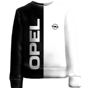 Детский 3D свитшот Opel logo (Black and White)