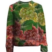 Дитячий 3D світшот з зеленим і червоним виноградом