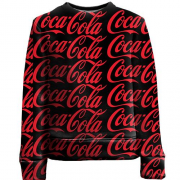 Детский 3D свитшот Coca Cola pattern