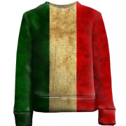 Дитячий 3D світшот з прапором Італії