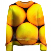 Дитячий 3D світшот з лимонами