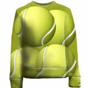 Детский 3D свитшот с мячиками для тенниса