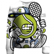 Детский 3D свитшот с теннисным мячом