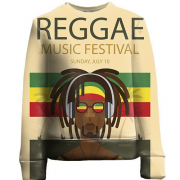 Детский 3D свитшот Reggae music fest