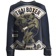Детский 3D свитшот Thai Boxer