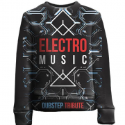Детский 3D свитшот Electro music