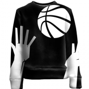 Дитячий 3D світшот Basketball hand