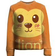 Дитячий 3D світшот Lion