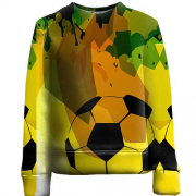 Детский 3D свитшот Football Yellow