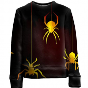 Детский 3D свитшот Yellow Spiders