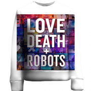 Дитячий 3D світшот Love death + robots.