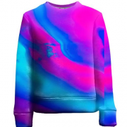 Детский 3D свитшот Neon streaks