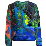 Детский 3D свитшот Multicolor abstraction 2