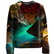 Детский 3D свитшот Girl with sword