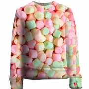 Детский 3D свитшот Marshmallow pattern
