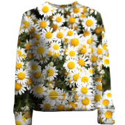 Детский 3D свитшот Ромашка pattern 2