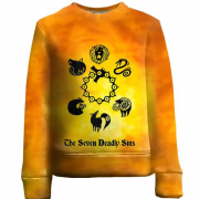 Детский 3D свитшот символы "7 Смертных Грехов"