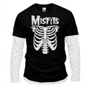Комбінований лонгслів скелет Misfits (2)