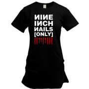 Подовжена футболка  Nine Inch Nails