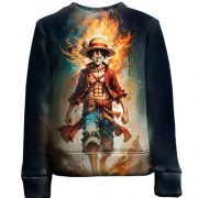 Детский 3D свитшот Луффи - One Piece (2)