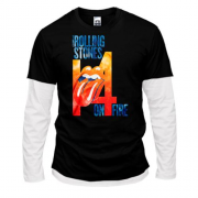 Лонгслив комби  Rolling Stones 14 Fire