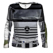 Жіночий 3D лонгслів mercedes actros