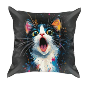 3D подушка Удивленный Кот
