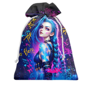 3D Подарочный мешочек Jinx with graffiti - Arcane