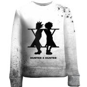 Детский 3D свитшот Hunter X Hunter - силуэт героев