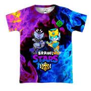 3D футболка с BrawlStars персонажами