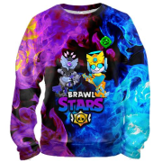 3D свитшот с BrawlStars персонажами