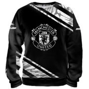 3D свитшот "Manchester United" черно-белая