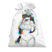 3D Подарочный мешочек WAIFU glitch