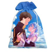 3D Подарочный мешочек Субару и Рем - Re:Zero