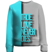 Детский 3D свитшот True Love Never Dies