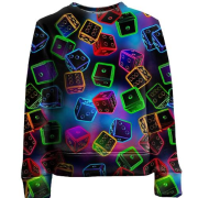 Детский 3D свитшот Яркие игральные кости
