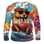 Чоловічий 3D лонгслів Capibara