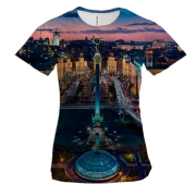 Жіноча 3D футболка вечірній Київ
