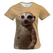 Жіноча 3D футболка з Тимоном