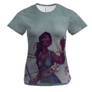 Жіноча 3D футболка со знаком зодиака Весы