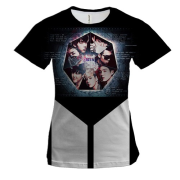 Жіноча 3D футболка з гуртом БТС (BTS) K-POP ARMY (2)