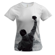 Женская 3D футболка Рокки Бальбоа