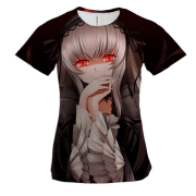 Жіноча 3D футболка с аниме девушкой "дьявольские возлюбленные"