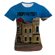 Женская 3D футболка Кропивницкий