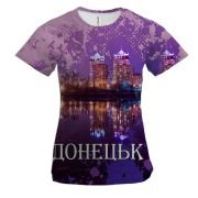 Жіноча 3D футболка Донецьк.