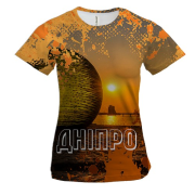 Жіноча 3D футболка Дніпро