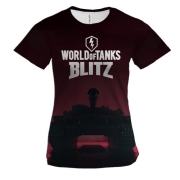Жіноча 3D футболка "World of Tanks"