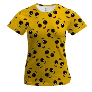 Женская 3D футболка Fortnite banana face