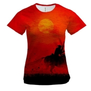 Жіноча 3D футболка RDR2 Online Battle