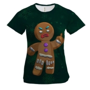 Женская 3D футболка "Пряня"